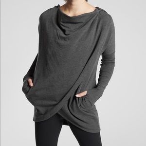 Athleta Purana Wrap Sweatshirt